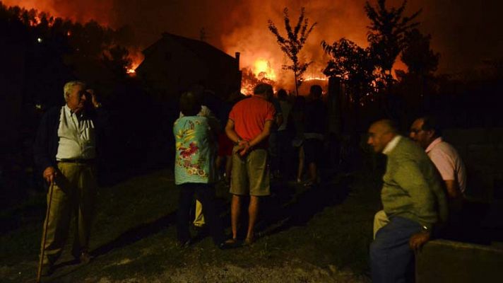 Incendios en Ourense y Mallorca