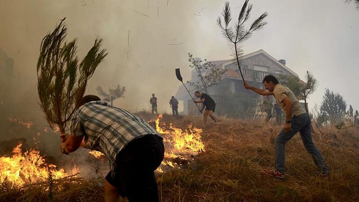 Controlados incendios en Ourense