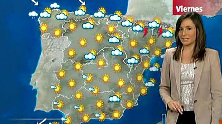 Temperaturas altas en la mitad sur peninsular y Canarias