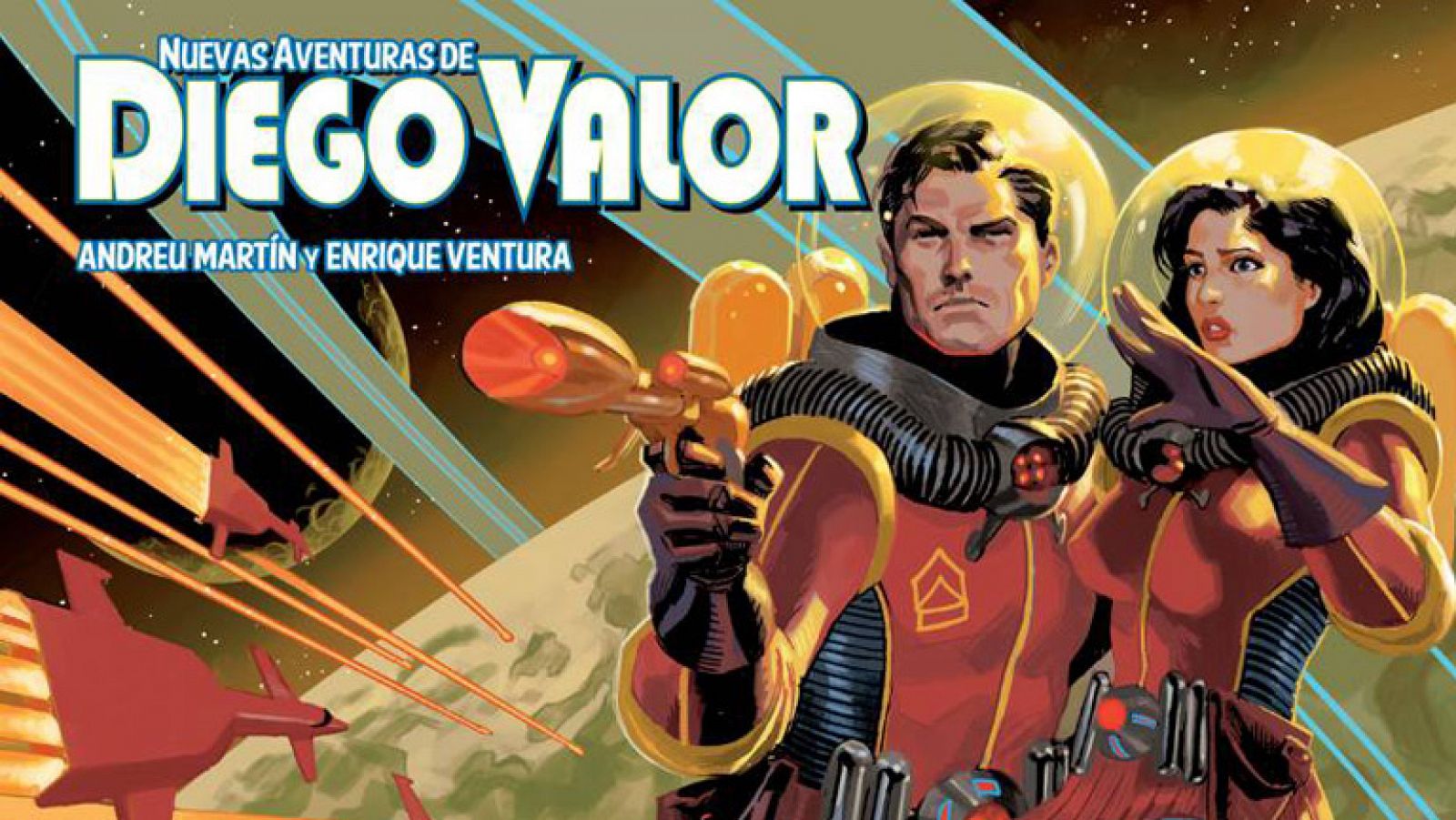 El cómic en RTVE.es: Andreu Martín y Enrique Ventura resucitan a 'Diego Valor' | RTVE Play