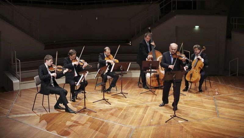 El compositor español Arturo Cardelús graba una obra con músicos de la Filarmónica de Berlín