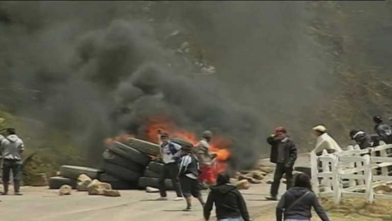 Continúa la huelga de los campesinos colombianos