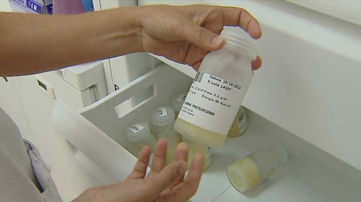 Telediario 1 - Banco de leche