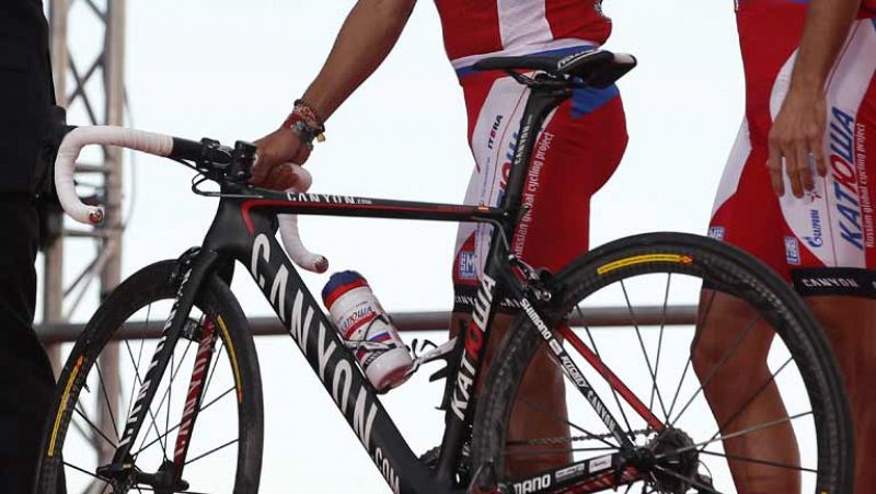 Las bicicletas de los corredores de la Vuelta a España parecen iguales pero no lo son. Sobre todo... la de Purito Rodriguez.