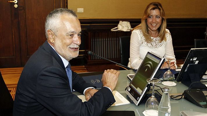 Informativo 24h - Griñán destaca que una mujer, Susana Díaz, le releve al frente de la Presidencia de la Junta de Andalucía