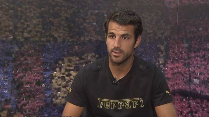 Telediario 1 - Si Cesc juega ante el Atlético, será su 100º partido con el Barça