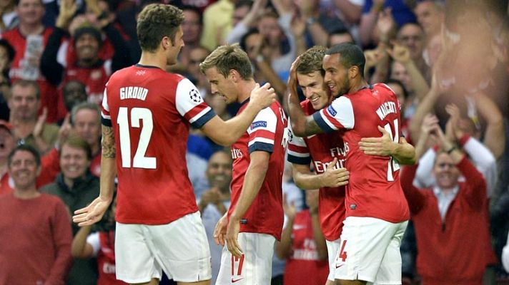 Ramsey adelanta al Arsenal (1-0)