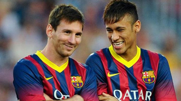 Neymar y Messi podrían estar en el once inicial ante el Atlético