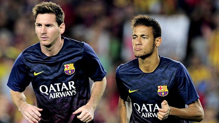 Telediario 1 - Messi y Neymar apenas conectaron en su primer partido juntos desde el inicio