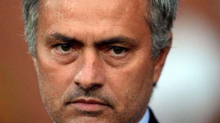 Telediario 1 - La ira de Mourinho cuando le preguntan por el Real Madrid