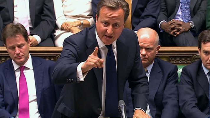 Cameron justifica un ataque a Siria