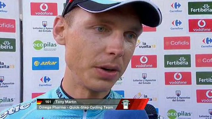 Tony Martin: "No pensaba en que pudiera ganar la etapa"