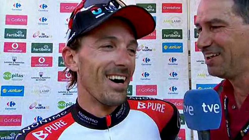 El corredor suizo ha asegurado que está en la Vuelta para preparar el Mundial y que su ataque en Cáceres fue para ganar y no para evitar el triunfo de Tony Martin.
