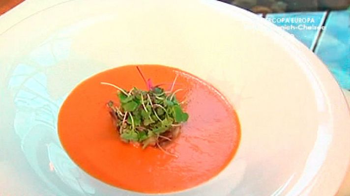 Gazpacho de verduras asadas