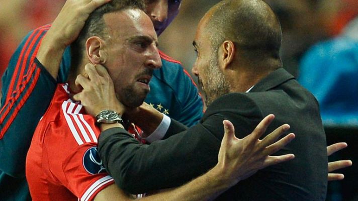 Champions League - Ribéry iguala de un duro disparo (1-1)