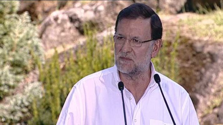 Telediario 1 - Rajoy inaugura el curso político