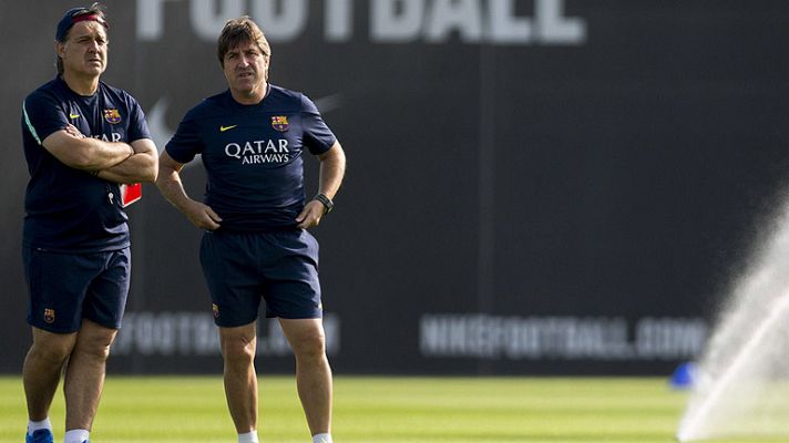 Telediario 1 - Martino rota a Xavi y Alexis