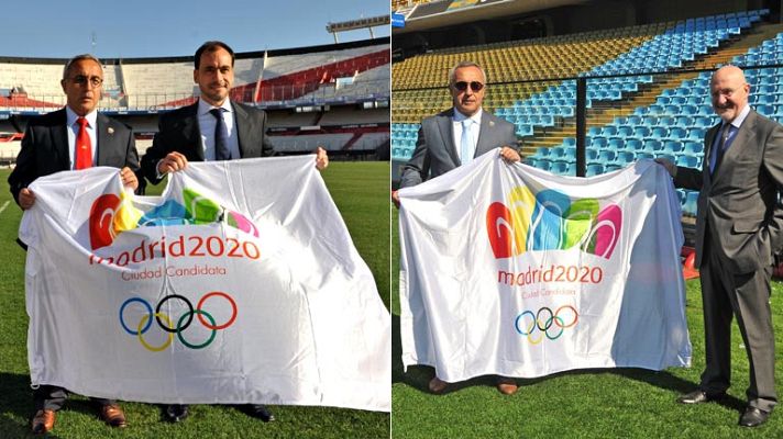 Telediario 1 - River Plate y Boca Juniors respaldan a Madrid 2020