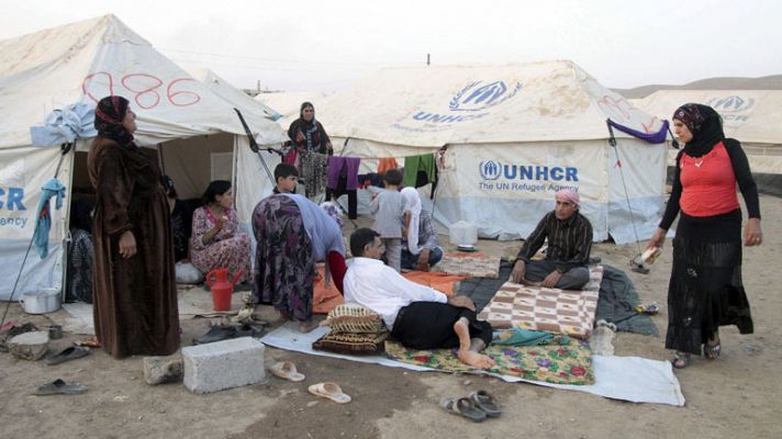 Más de dos millones de sirios viven refugiados en campamentos en países fronterizos