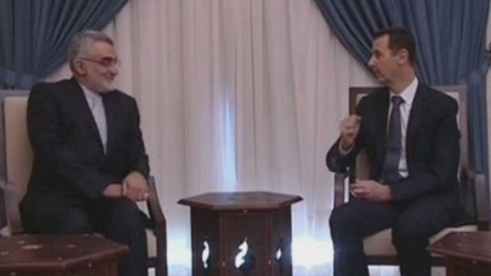 Telediario 1 - Bachar Al Assad responde a Obama