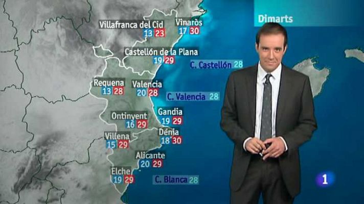 El tiempo en la Comunidad Valenciana - 02/09/13