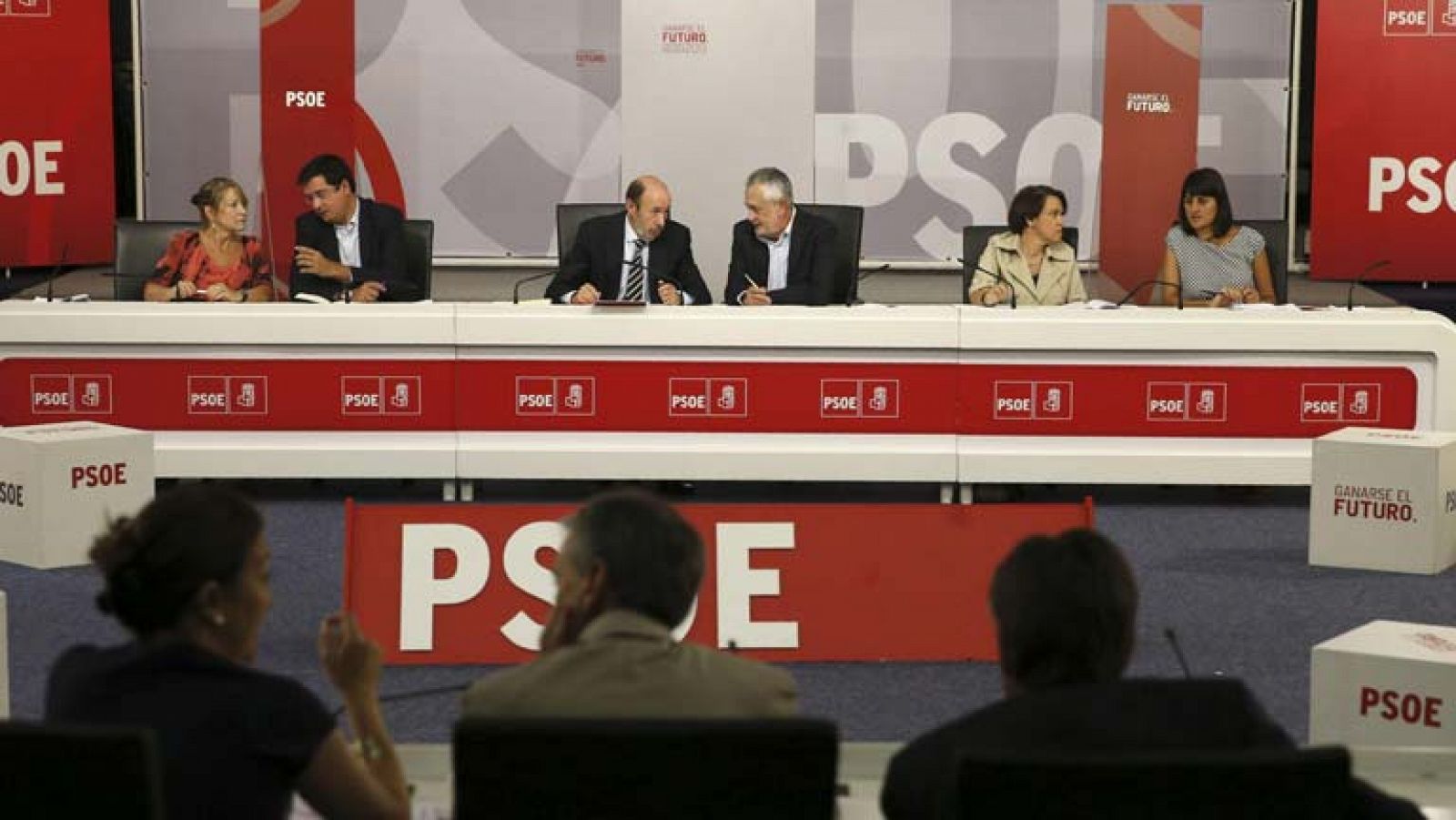 Primera reunión de la ejecutiva federal del partido socialista