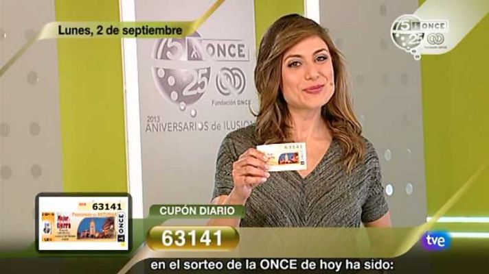 Sorteos ONCE - Sorteo ONCE - 02/09/13
