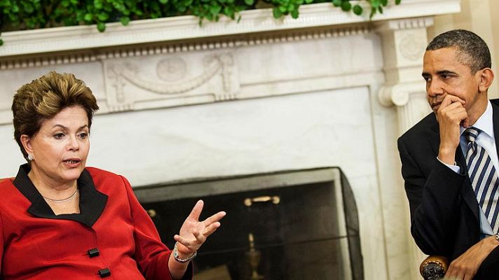 Telediario 1 - Espionaje de EEUU a Brasil