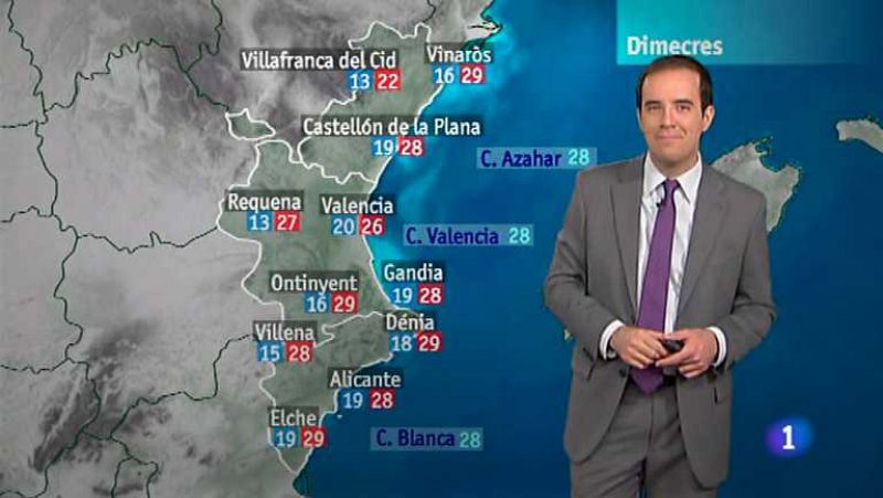  El tiempo en la Comunidad Valenciana - 03/09/13 - Ver ahora