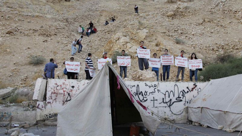 Al menos cuarenta personas acampan por segundo día en Damasco para evitar el ataque de EE.UU.