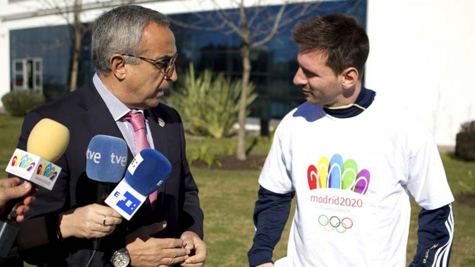 El astro argentino Leo Messi, considerado el mejor futbolista del mundo, ha expresado este martes en Buenos Aires su apoyo a la candidatura de Madrid para ser sede de los Juegos Olímpicos de 2020.