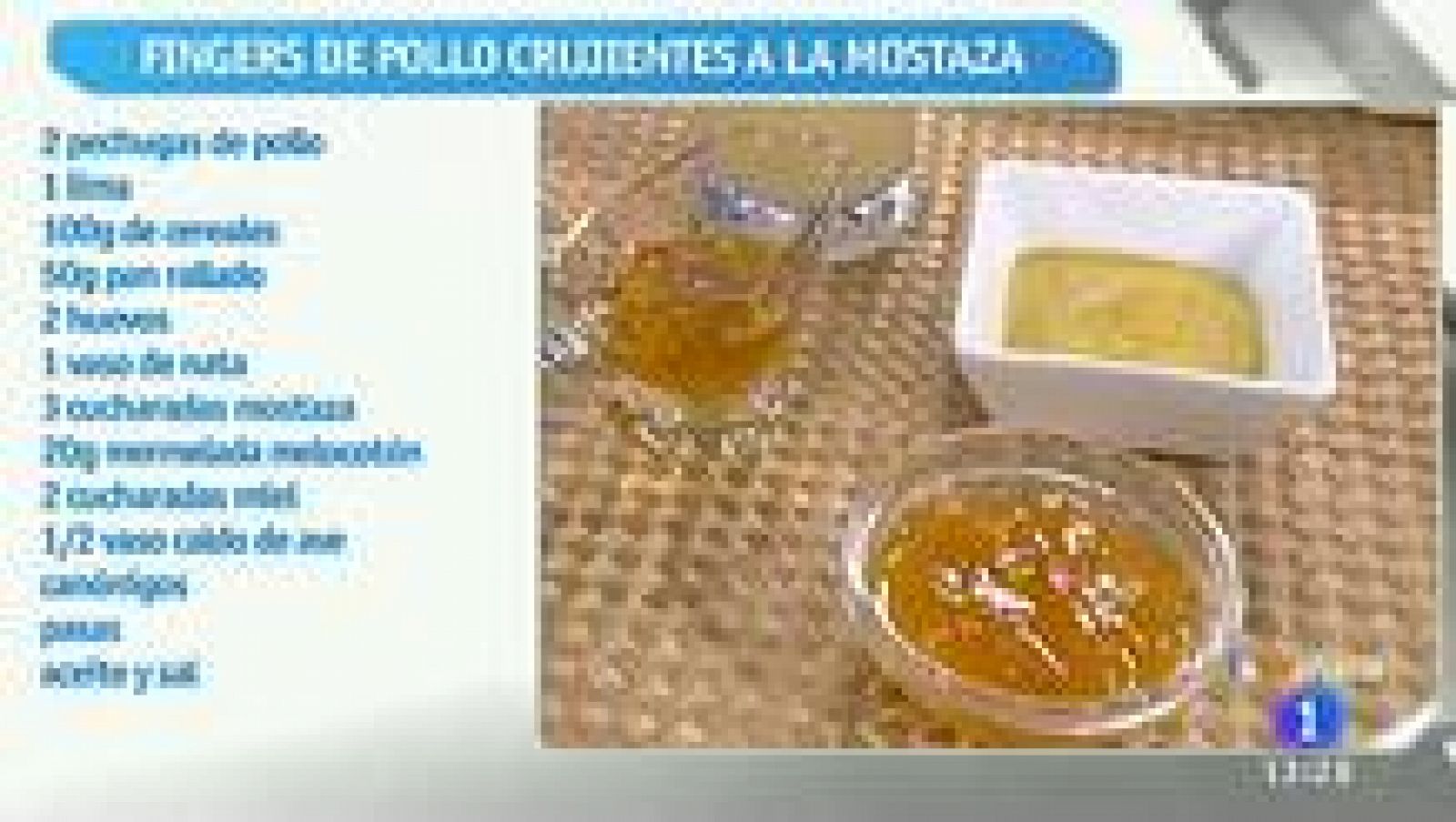 RTVE Cocina: Fingers de pollo a la mostaza | RTVE Play