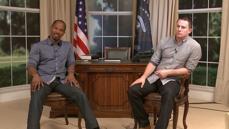 Jamie Foxx: El presidente Obama ha sido una inspiración para mi papel en 'Asalto al poder'  