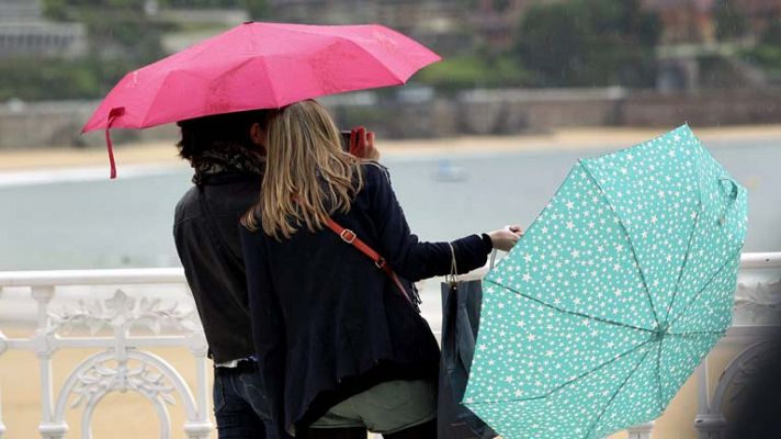 Chubascos o tormentas fuertes en el Alto Ebro y los Pirineos