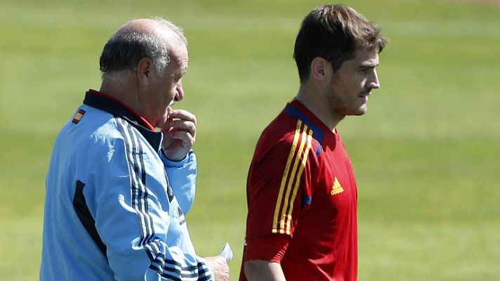 Telediario 1 - Del Bosque no desvela a su portero titular ante Finlandia