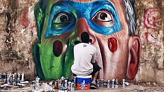 Un día con Belin, el artista grafitero