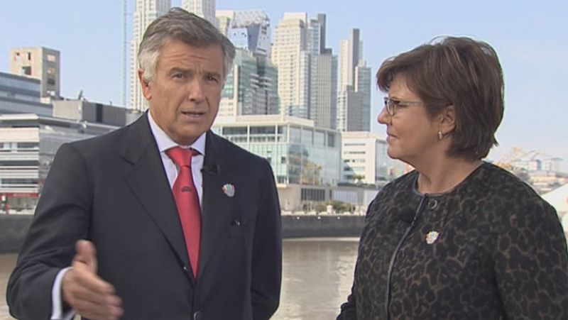 El miembro del Ejecutivo del COI Juan Antonio Samaranch Salisachs ha hablado en exclusiva sobre la candidatura olímpica de Madrid 2020. Cree que las horas finales antes de la elección en Buenos Aires son las más importantes para decidir los votos.