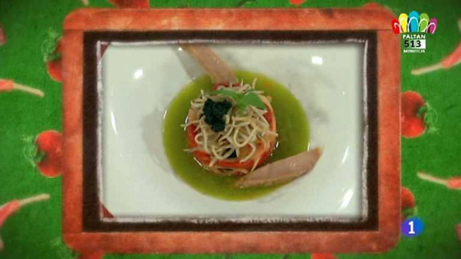 Cocina con Sergio - Ensalada templada de gulas con vinagreta de albahaca - Ver ahora