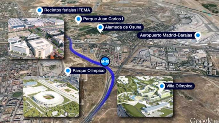 Telediario 1 - Nuevos escenarios para Madrid 2020