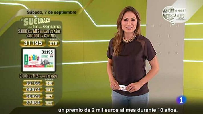 Sorteos ONCE - Sorteo ONCE - 07/09/13