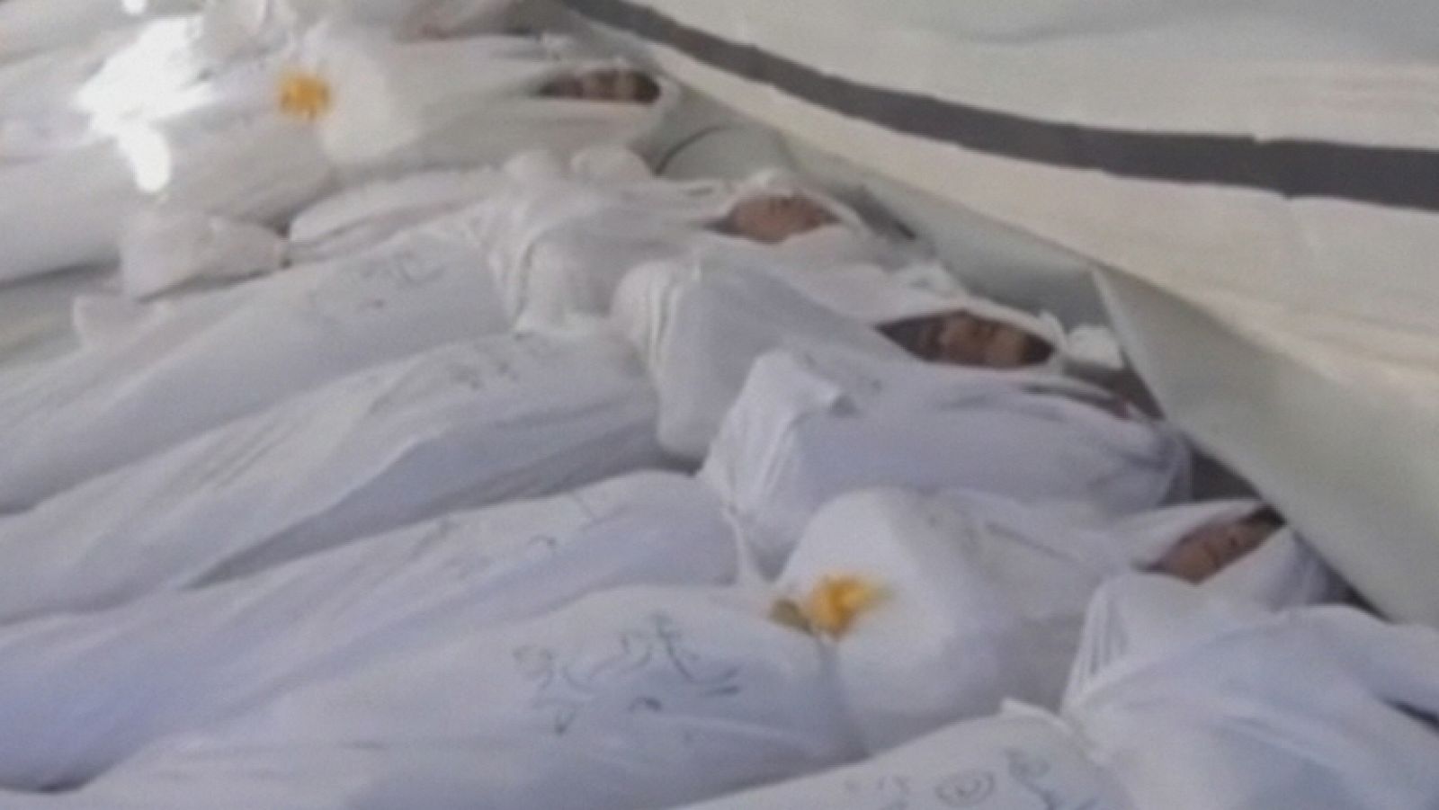Sin programa: La Casa Blanca muestra vídeos de presuntas víctimas del ataque químico en Siria | RTVE Play