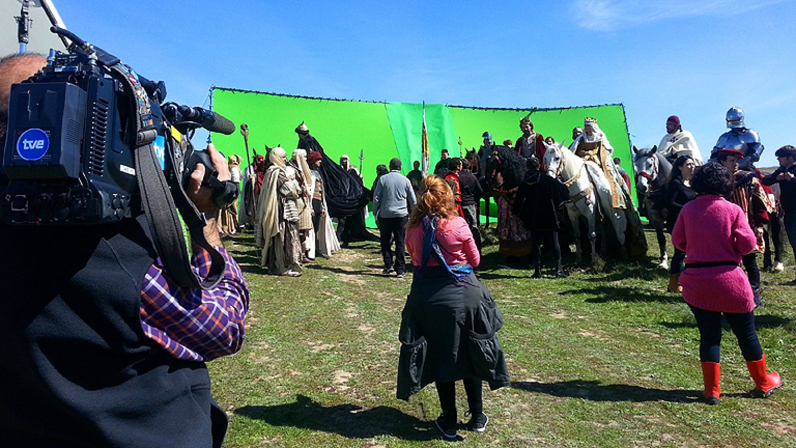 El equipo de 'Isabel' reproduce 'La rendición de Granada'