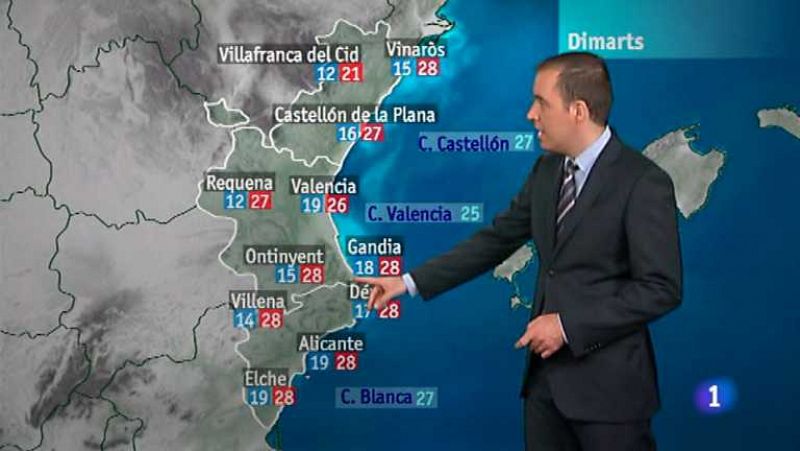 El tiempo en la Comunidad Valenciana - 09/09/13 - Ver ahora