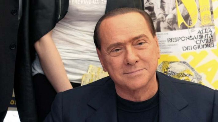 Debate senado italiano Berlusconi