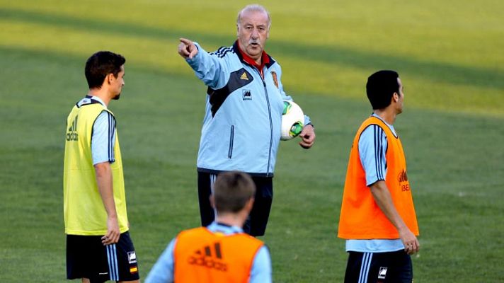 España y Chile entrenan ya en Suiza antes de medirse