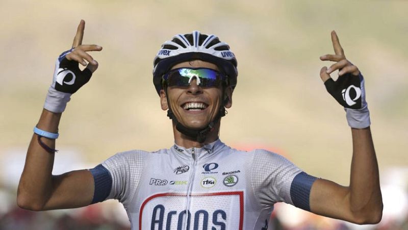 El francés Barguil hace doblete y Nibali sigue de líder tras un susto