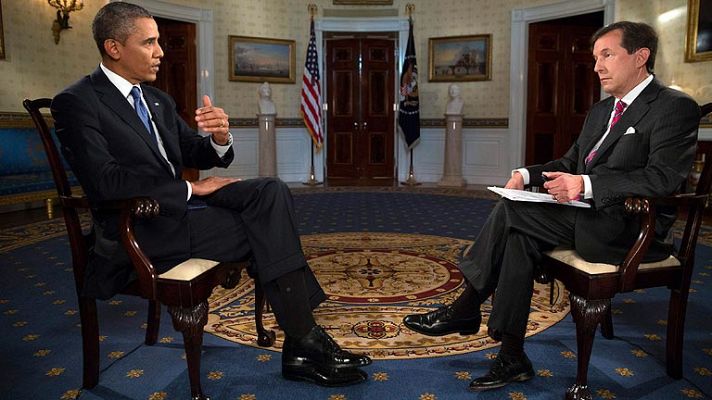 Telediario 1 - Obama ofrece una salida a Siria