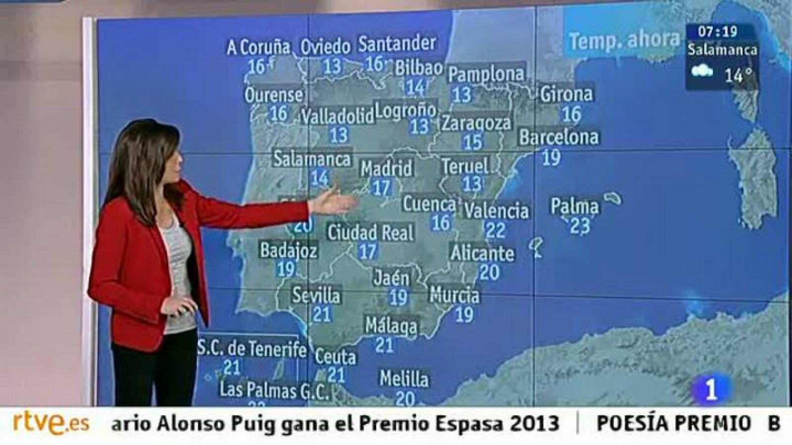 El tiempo: Chubascos y tormentas y ligero descenso de las temperaturas | RTVE Play