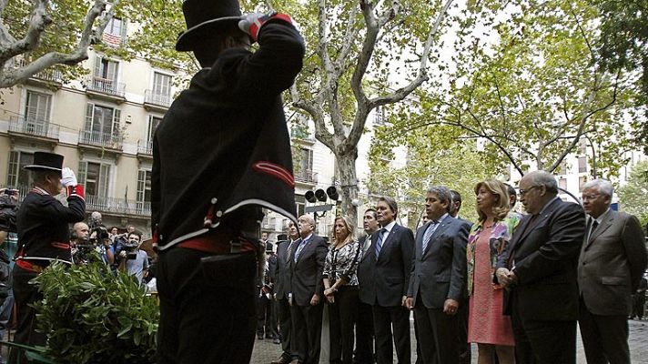 Cataluña celebra la Diada con la ausencia del PP del acto central en Ciutadella
