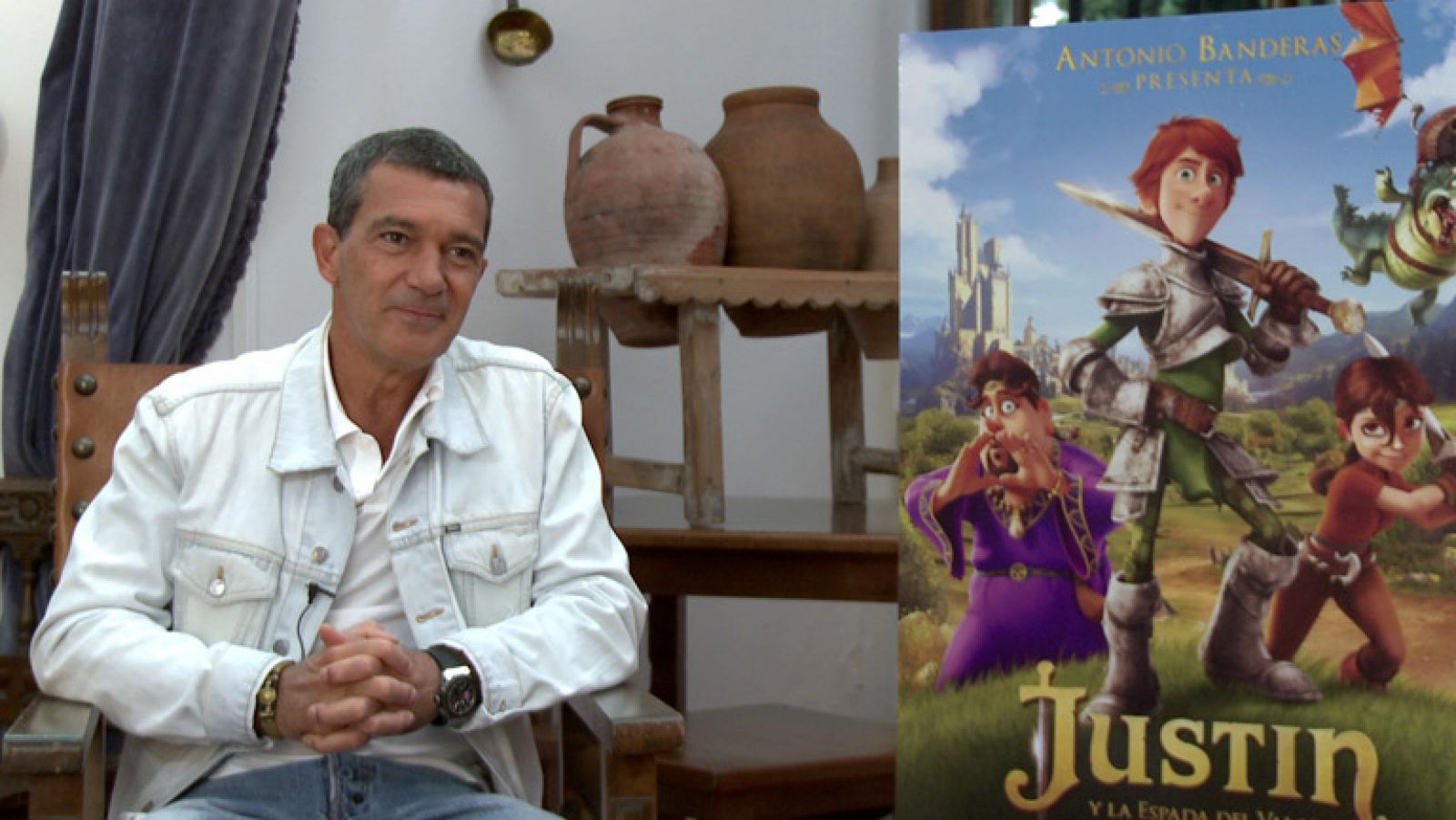 Telediario 1: Antonio Banderas e Inma Cuesta presentan 'Justin y la espada del valor' | RTVE Play